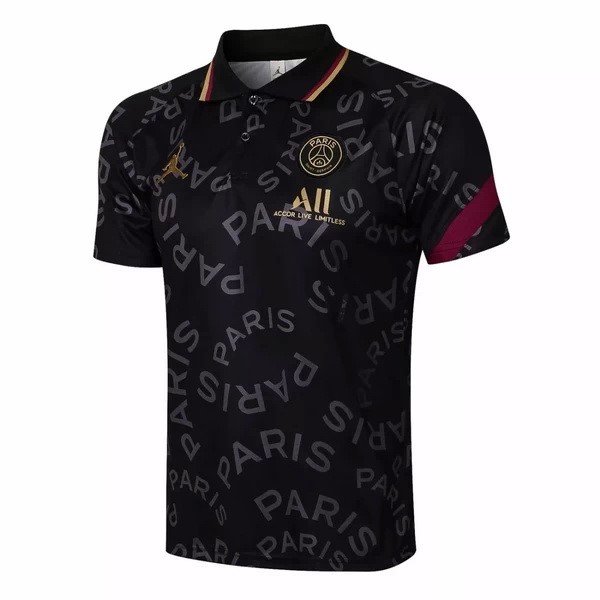 Polo Paris Saint Germain 2021-22 Noir Jaune